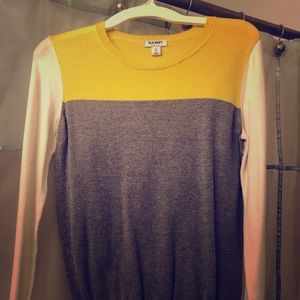 Color block sweater